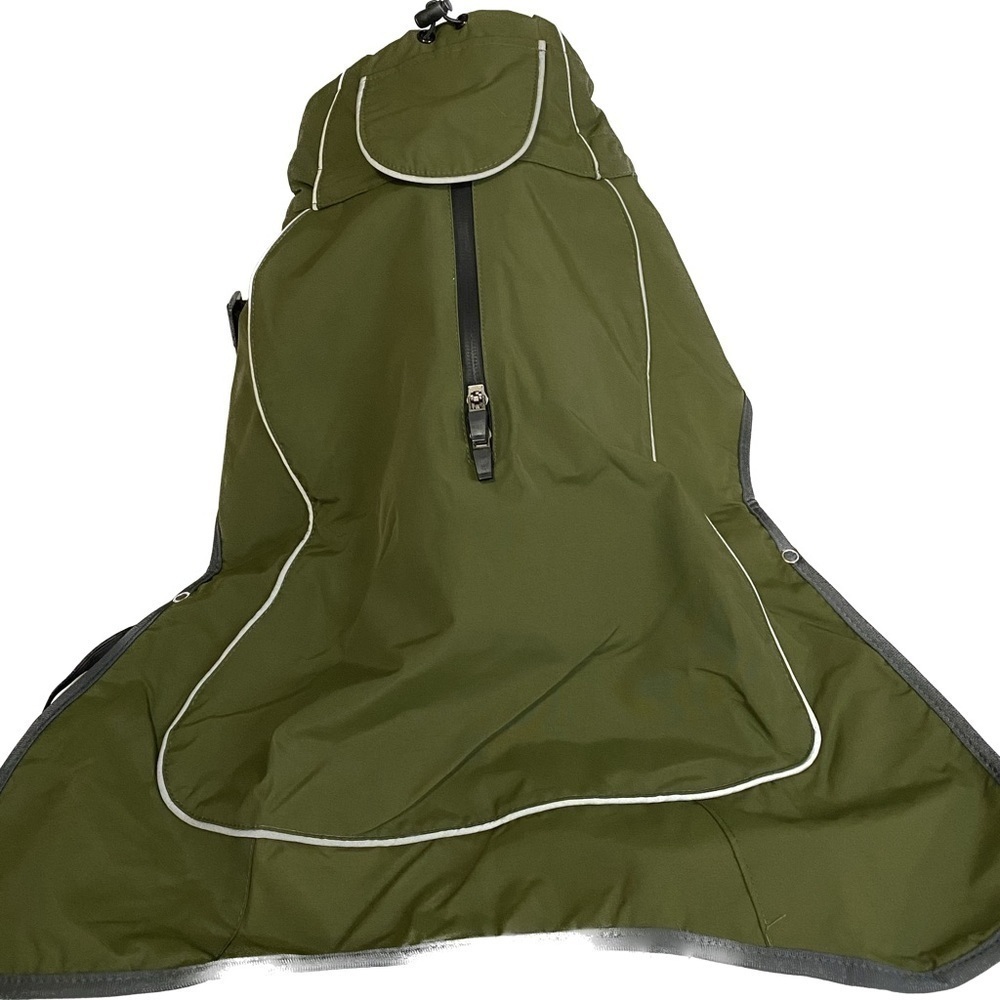 Light Weatherproof Dog Vest Hunter Green Size M